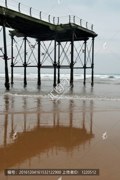 最后的碼頭-,Saltburn；克利夫蘭英國(guó)