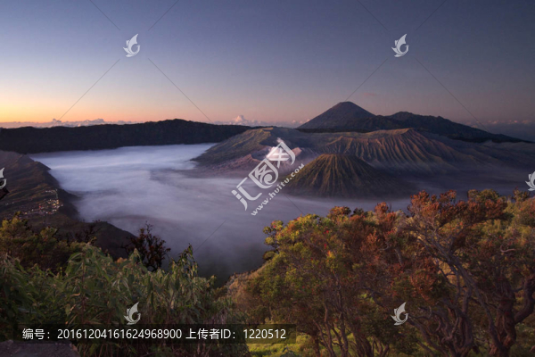 火山火山山日出