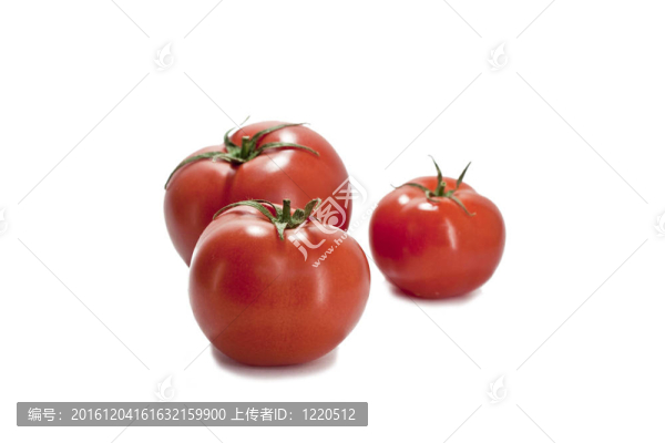 成熟番茄；鮮紅色