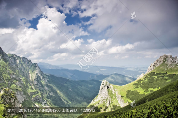 美麗的山-,Tatras。