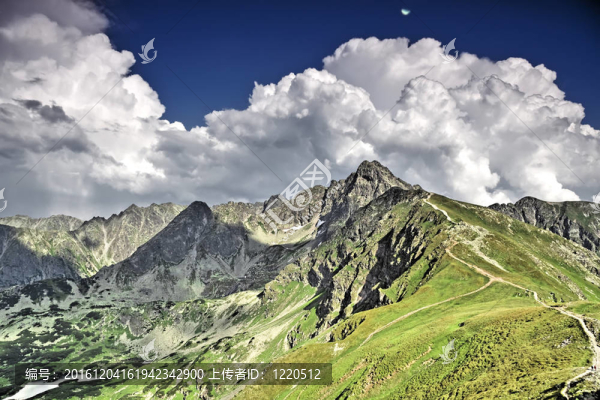 高山-,Tatras。