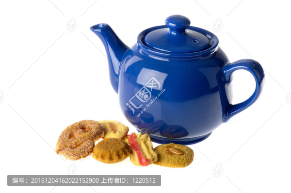 分類餅干與茶壺