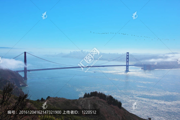 金門。有霧的早晨