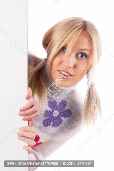 女人在白板