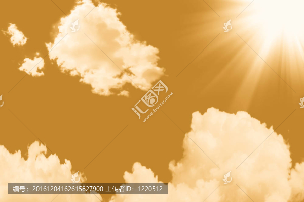 美麗的藍天白云