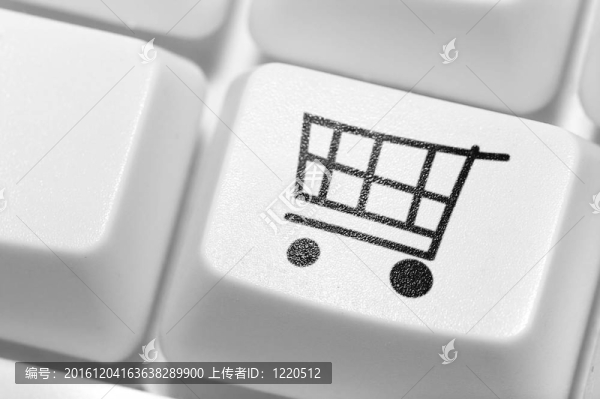 鍵盤(pán)上購(gòu)買(mǎi)的按鈕。網(wǎng)上商店。