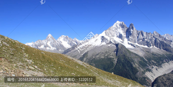 Mont,Blanc,massif；霞慕尼；法國(guó)
