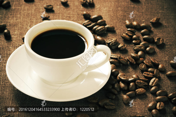 老式咖啡豆杯