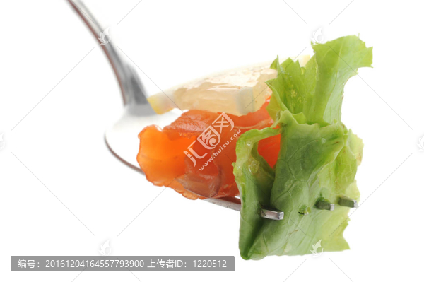 煙熏三文魚小吃
