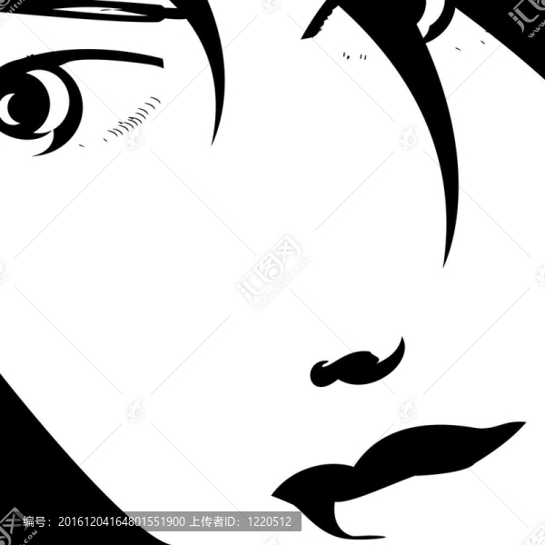 女人的臉