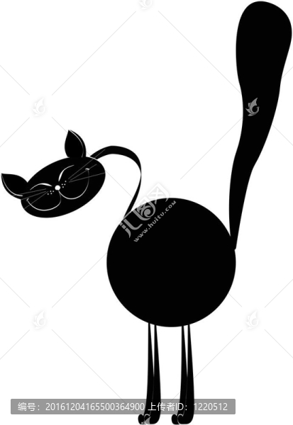有一只黑貓