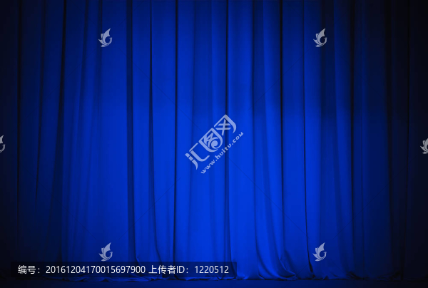 劇院藍(lán)色的窗簾