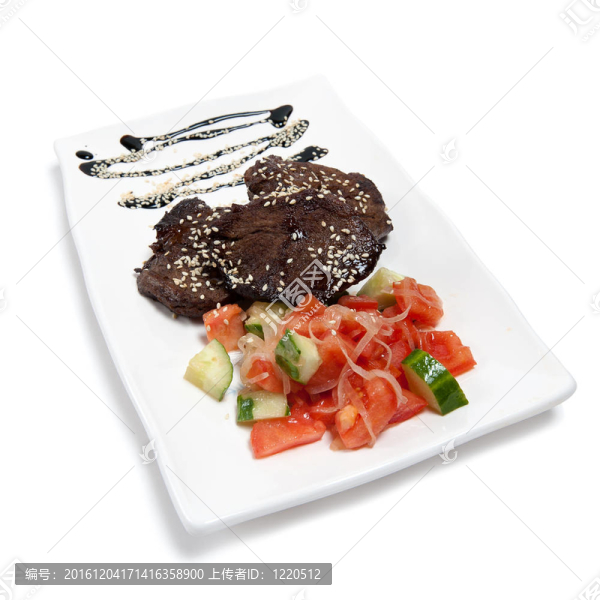 菜盤(pán)烤肉