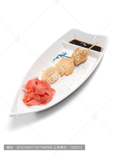 串在一條船形板