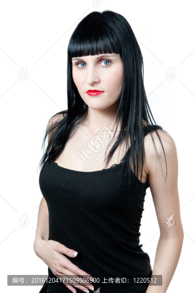 黑衣性感女人