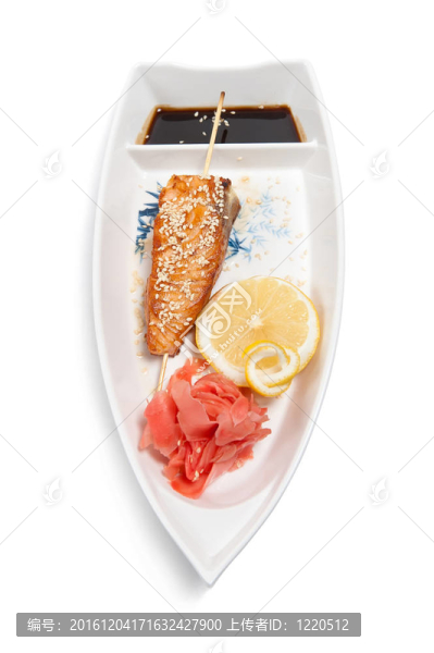 串在一條船形板