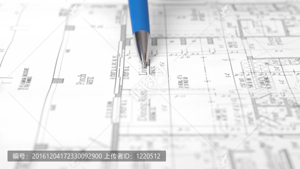 圓珠筆；施工圖