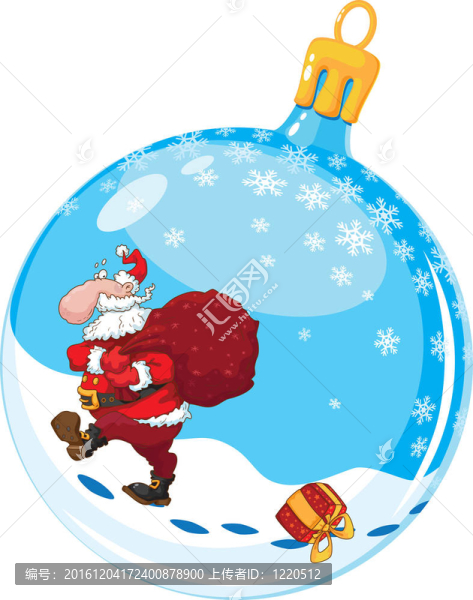 Santa圣誕球