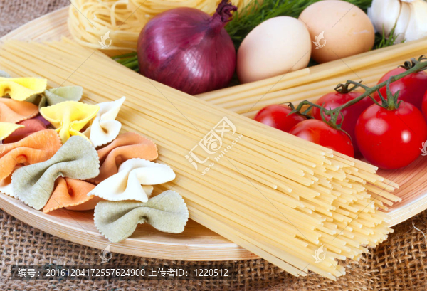 不同種類的面食