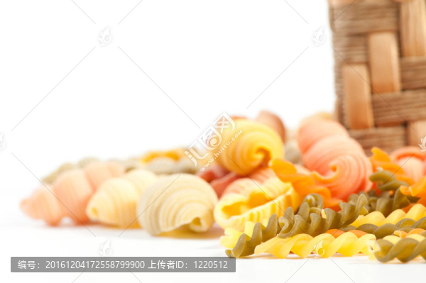 不同種類的面食