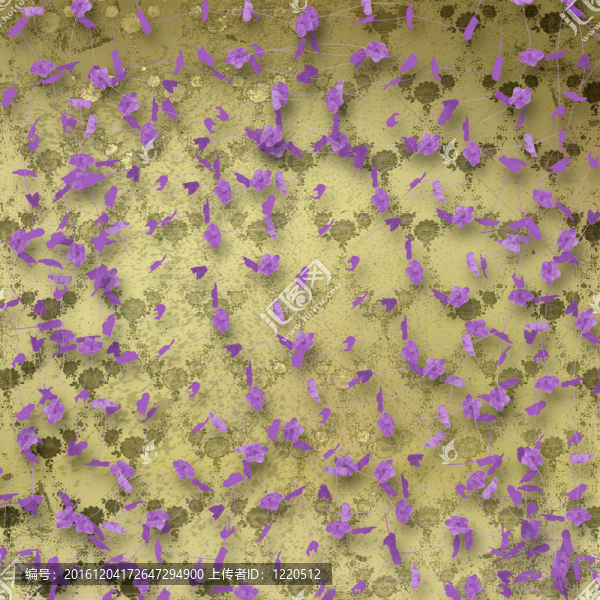 摘要墻上的花卉圖案有背景