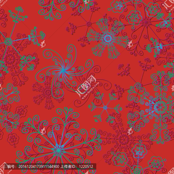 無縫Snowflake,Pattern
