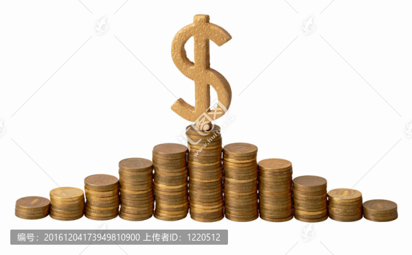 帶美元符號的金幣