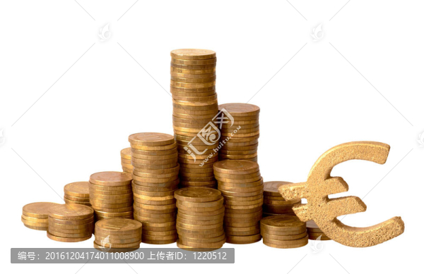 帶歐元標(biāo)志的金幣