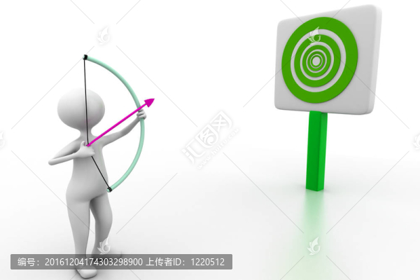 三維人的弓箭手