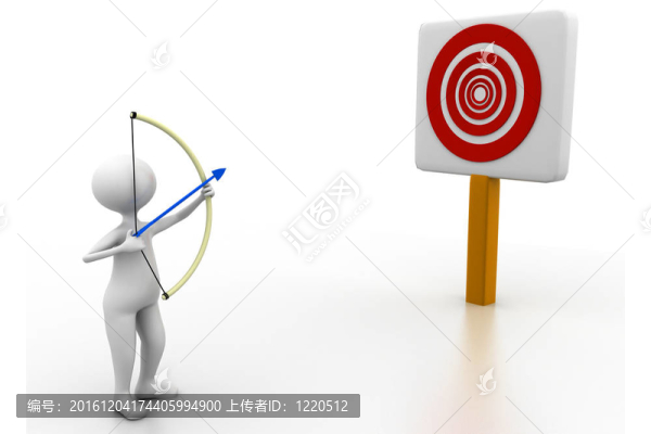 三維人的弓箭手