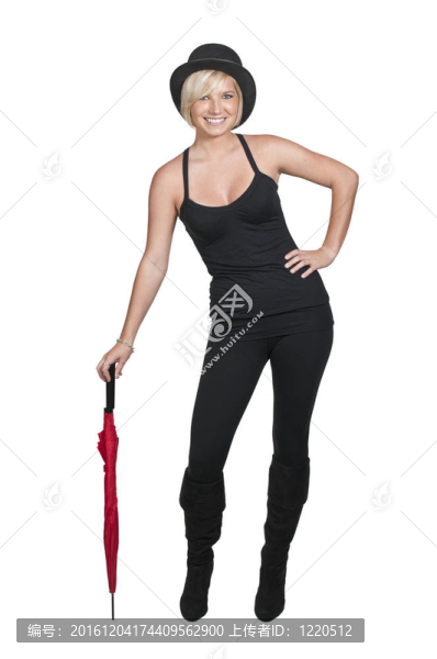 戴頂帽子的女人