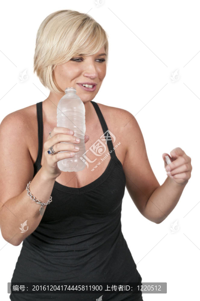 美麗的女人笑