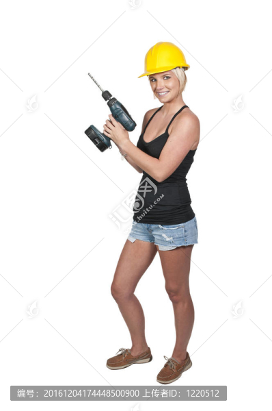 女建筑工