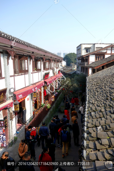 重慶磁器口古鎮(zhèn),老街