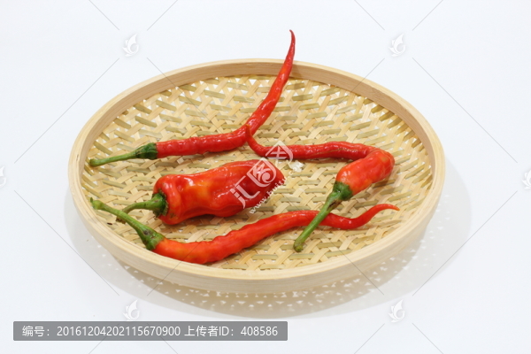 紅辣椒,簸箕