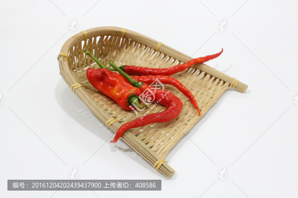 紅辣椒,簸箕