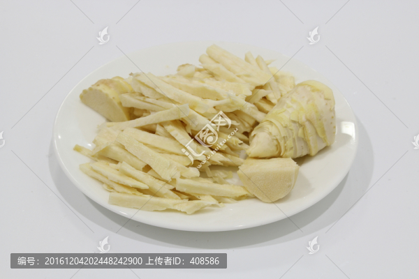 新鮮冬筍絲,冬筍