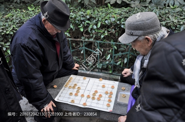 下棋,老年生活