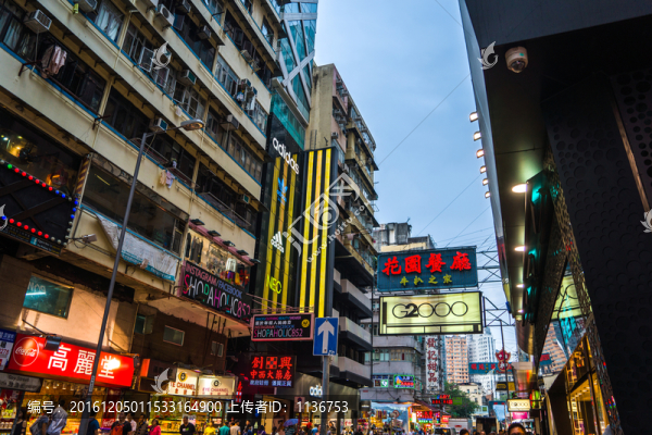 香港旺角街景