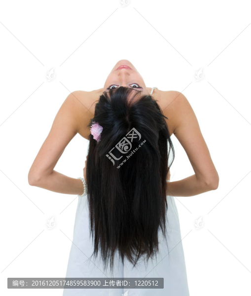 美麗的新娘擺姿勢