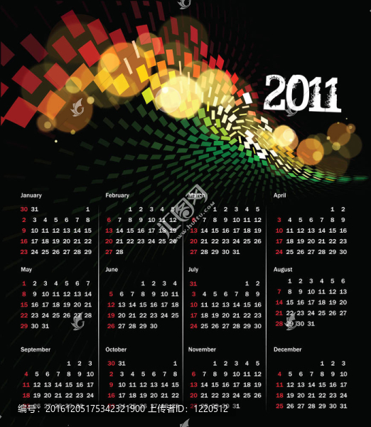 2011日歷
