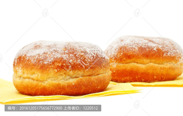 糖粉兩個(gè)甜甜圈