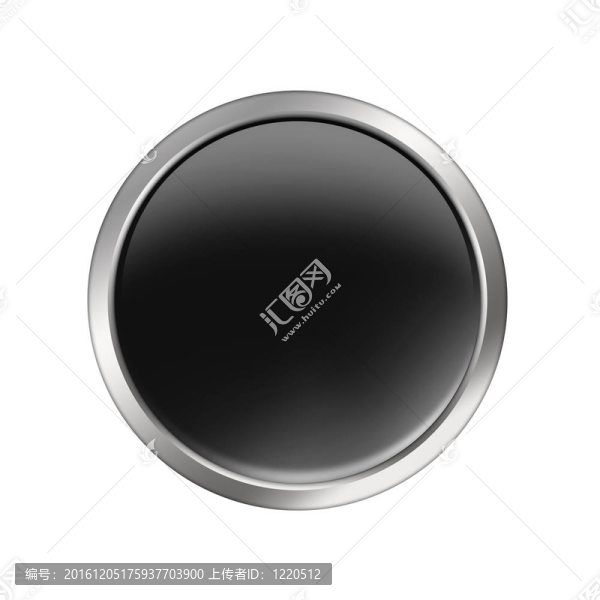 黑色的按鈕