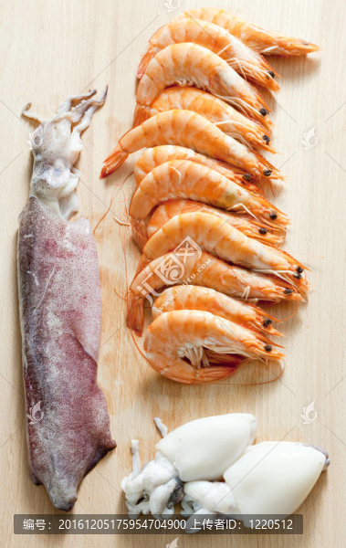 生海鮮的靜物