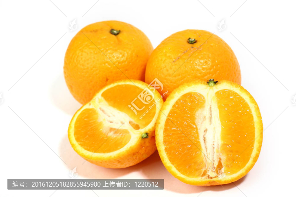 孤立的橙子