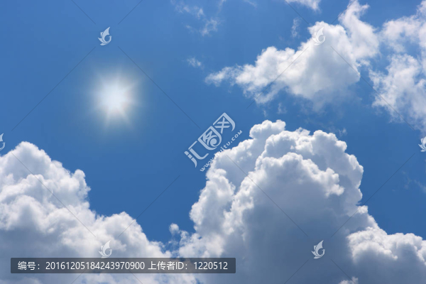 混濁的天空；紋理