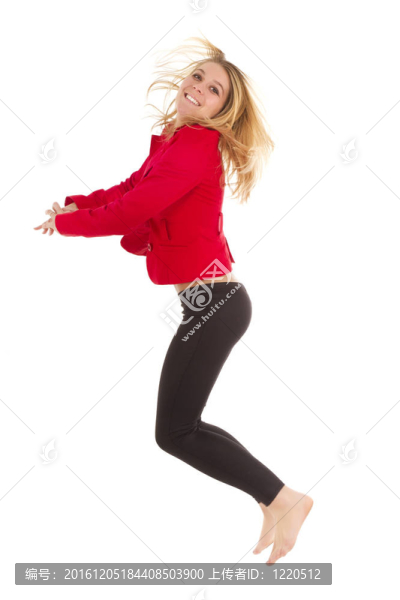 金發(fā)女人跳