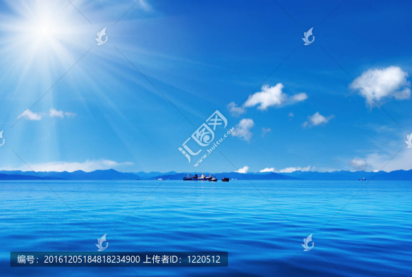 藍(lán)天與海洋