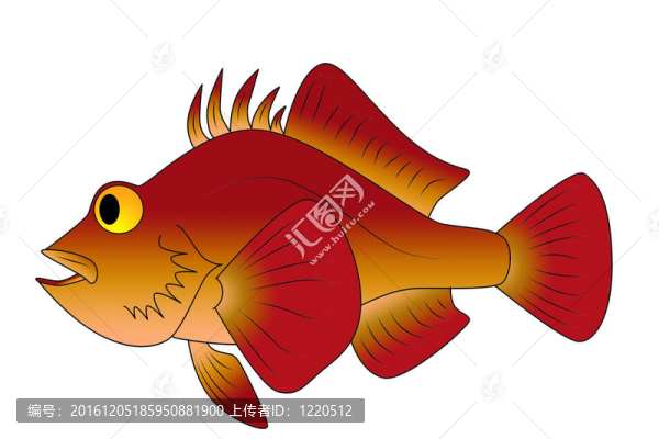 五顏六色的玩具魚