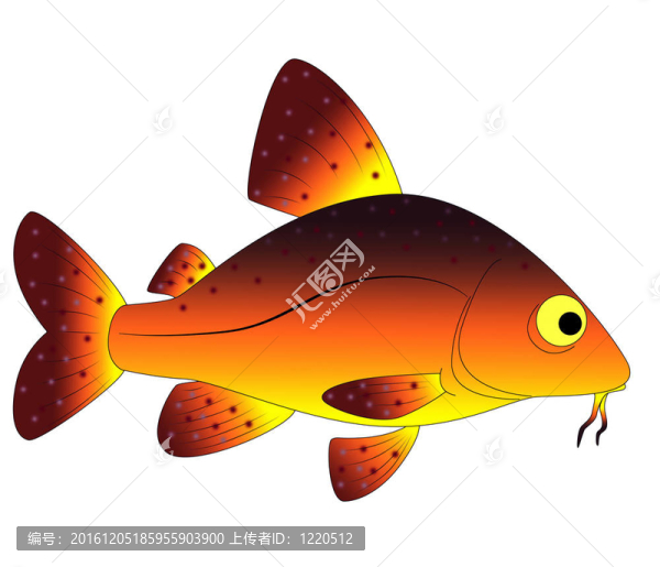 五顏六色的玩具魚
